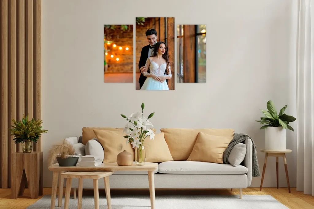 75×100 3 Parça Kanvas Tablo